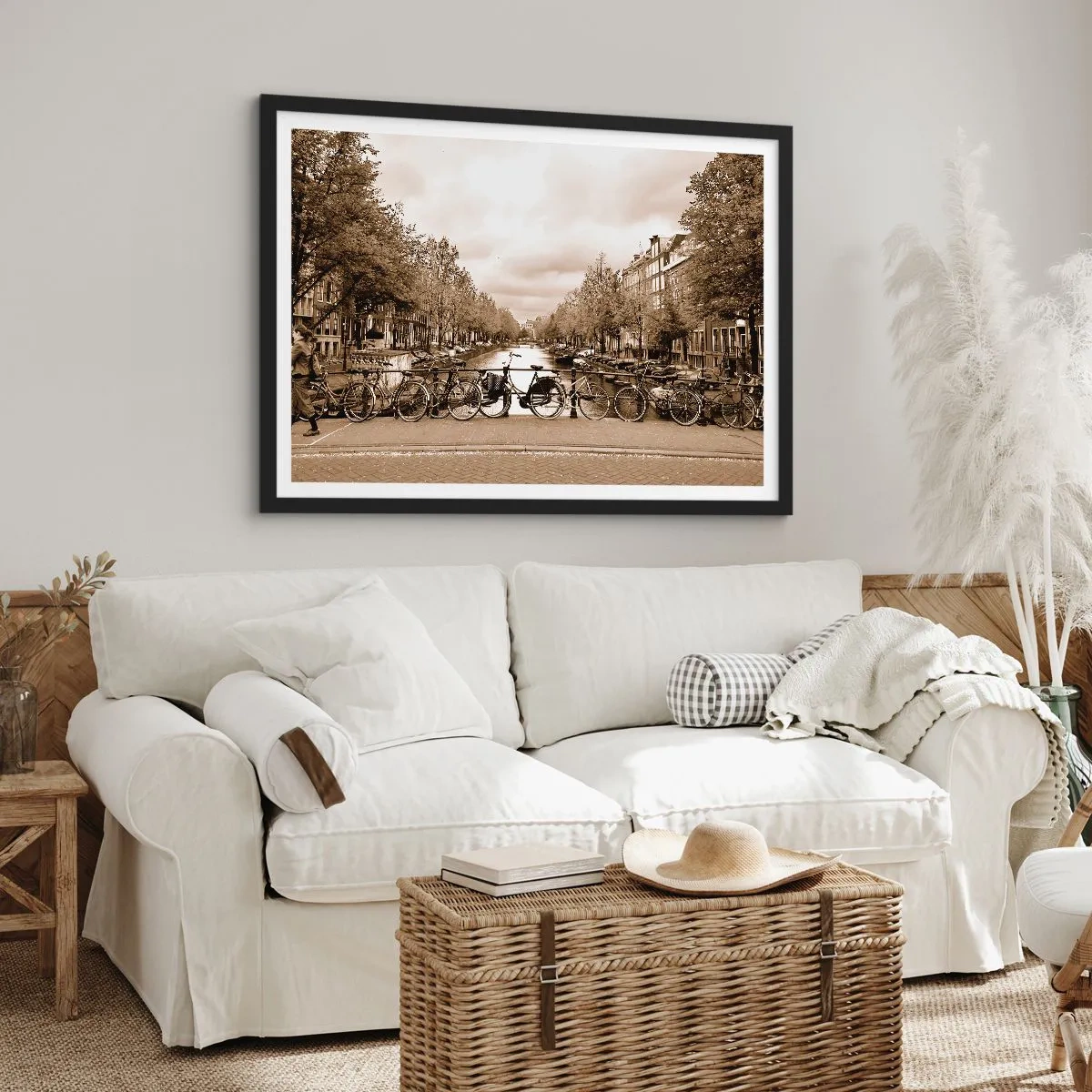 Plakát v černém rámu - Nizozemské klima - 91x61 cm