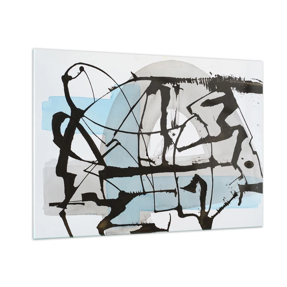 Obraz na skle - Přesto modrá - 100x70 cm