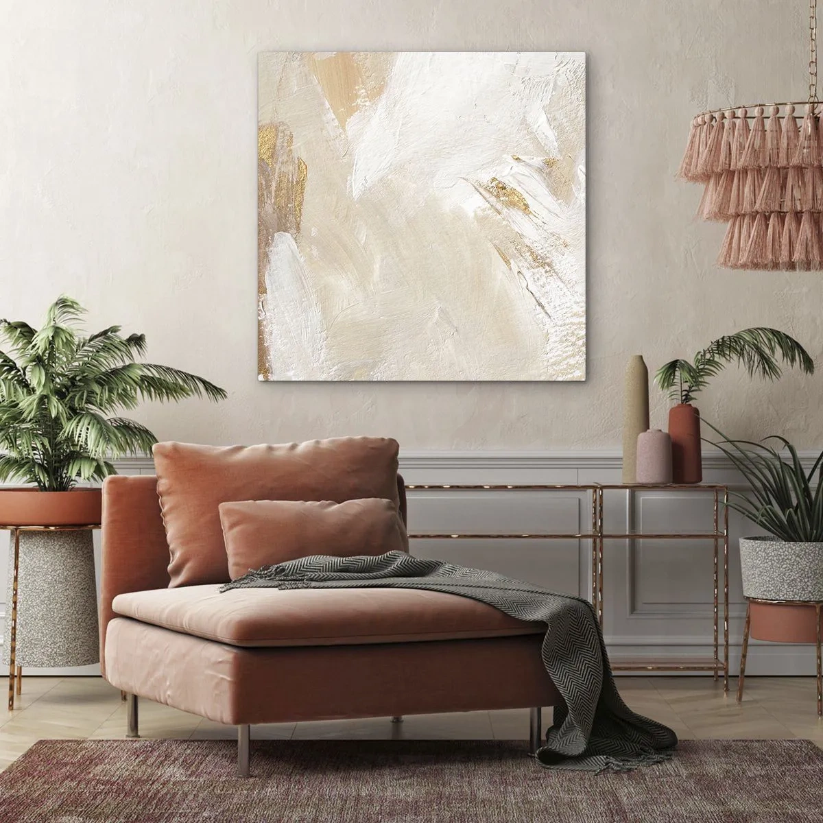 Obraz na plátně - Pastelová kompozice - 60x60 cm