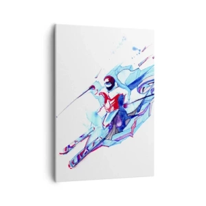 Obraz na plátně - Šílený spěch k radosti - 50x70 cm