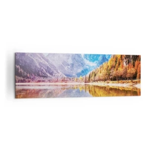 Obraz na plátně - A v horách už je podzim - 160x50 cm