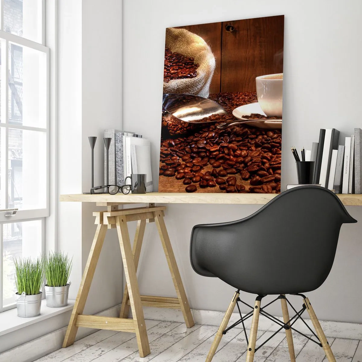 Obraz na skle - Cítíte tu vůni? - 50x70 cm