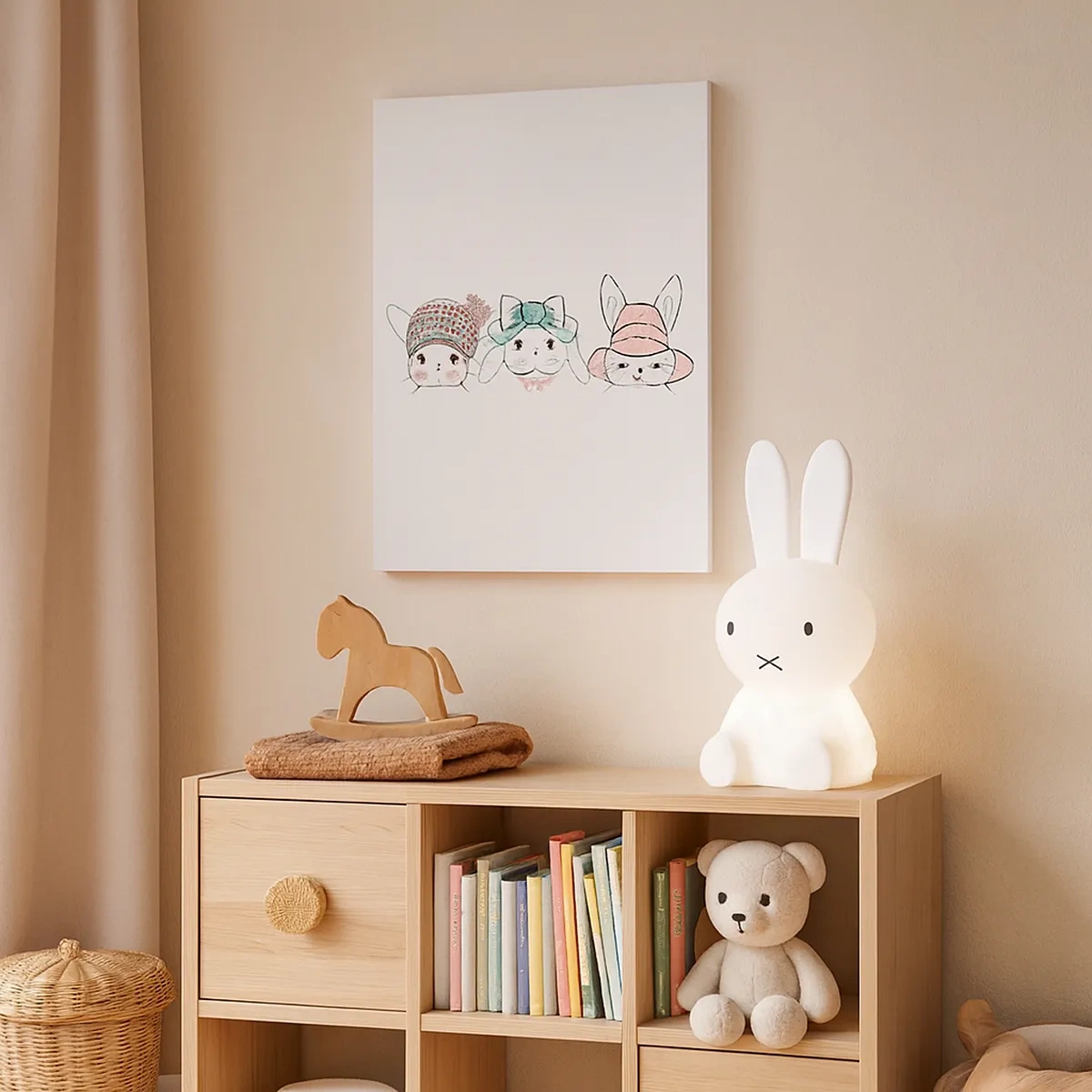 Obraz na plátně - Zamyšlená, smutná, spokojená - 50x70 cm