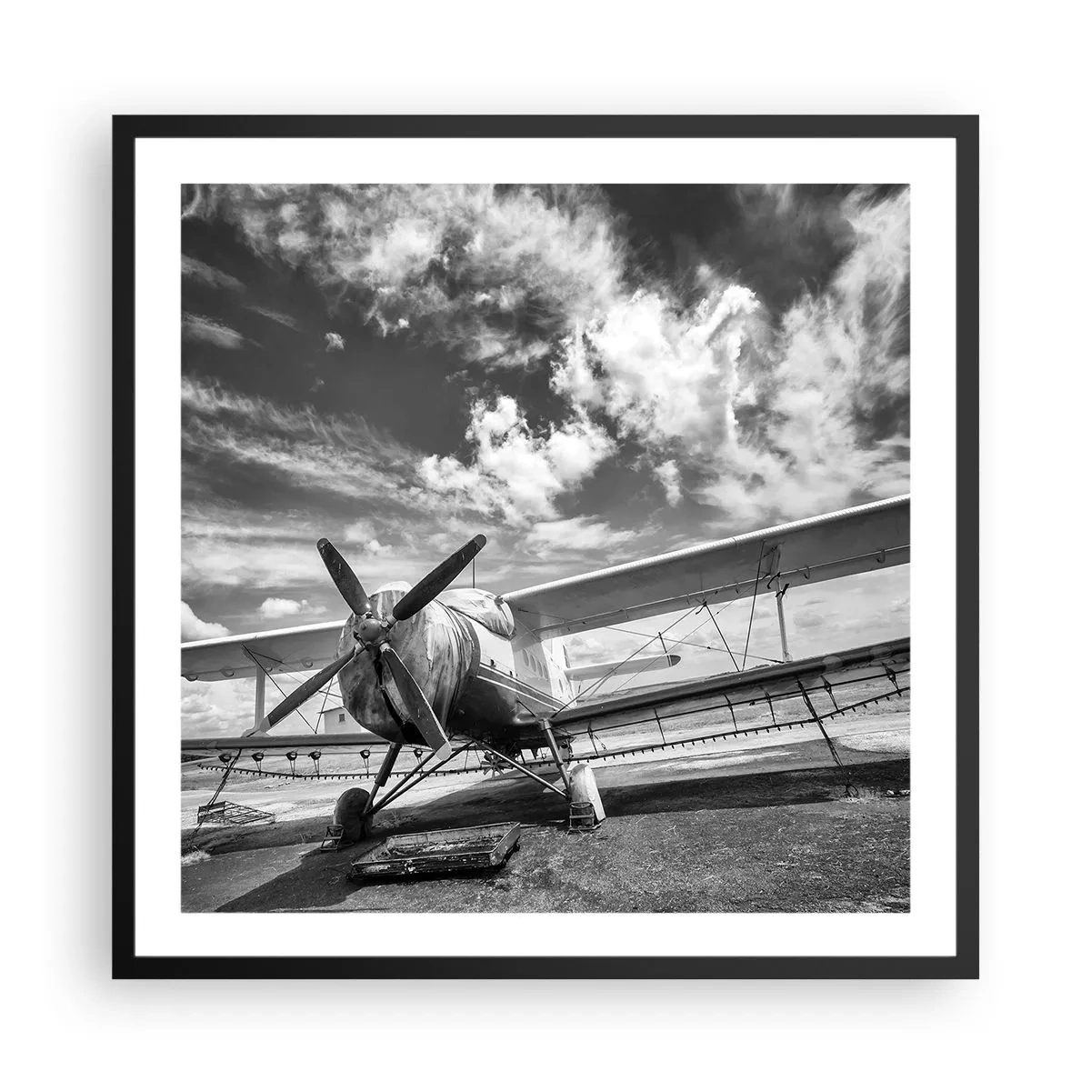 Plakát v černém rámu - Nemohu se toho dočkat! - 60x60 cm