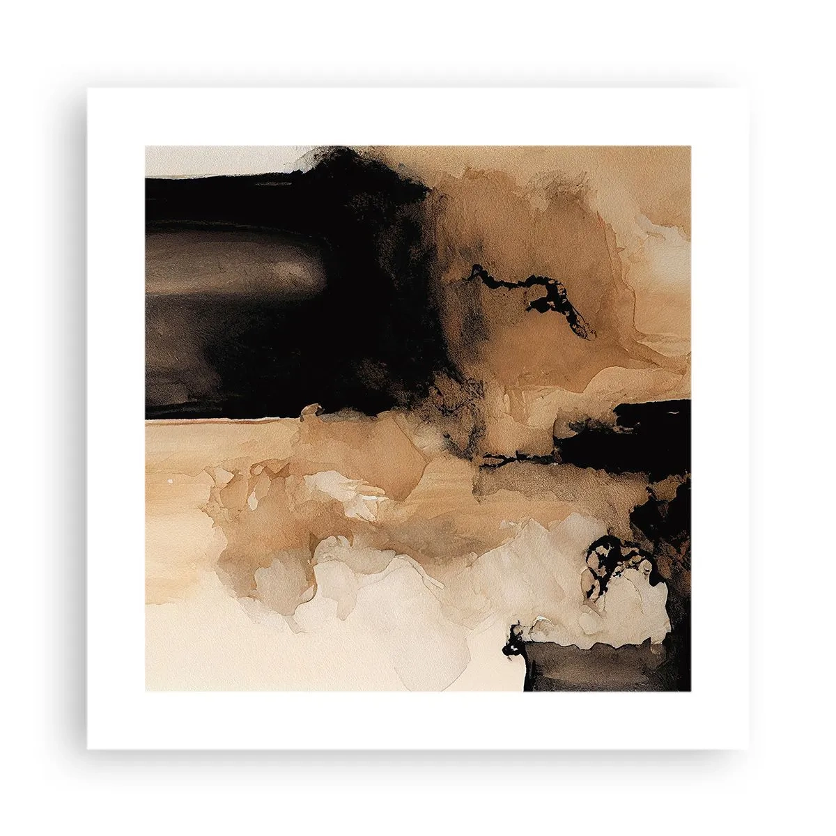 Plakát - Poutavá abstrakce - 40x40 cm