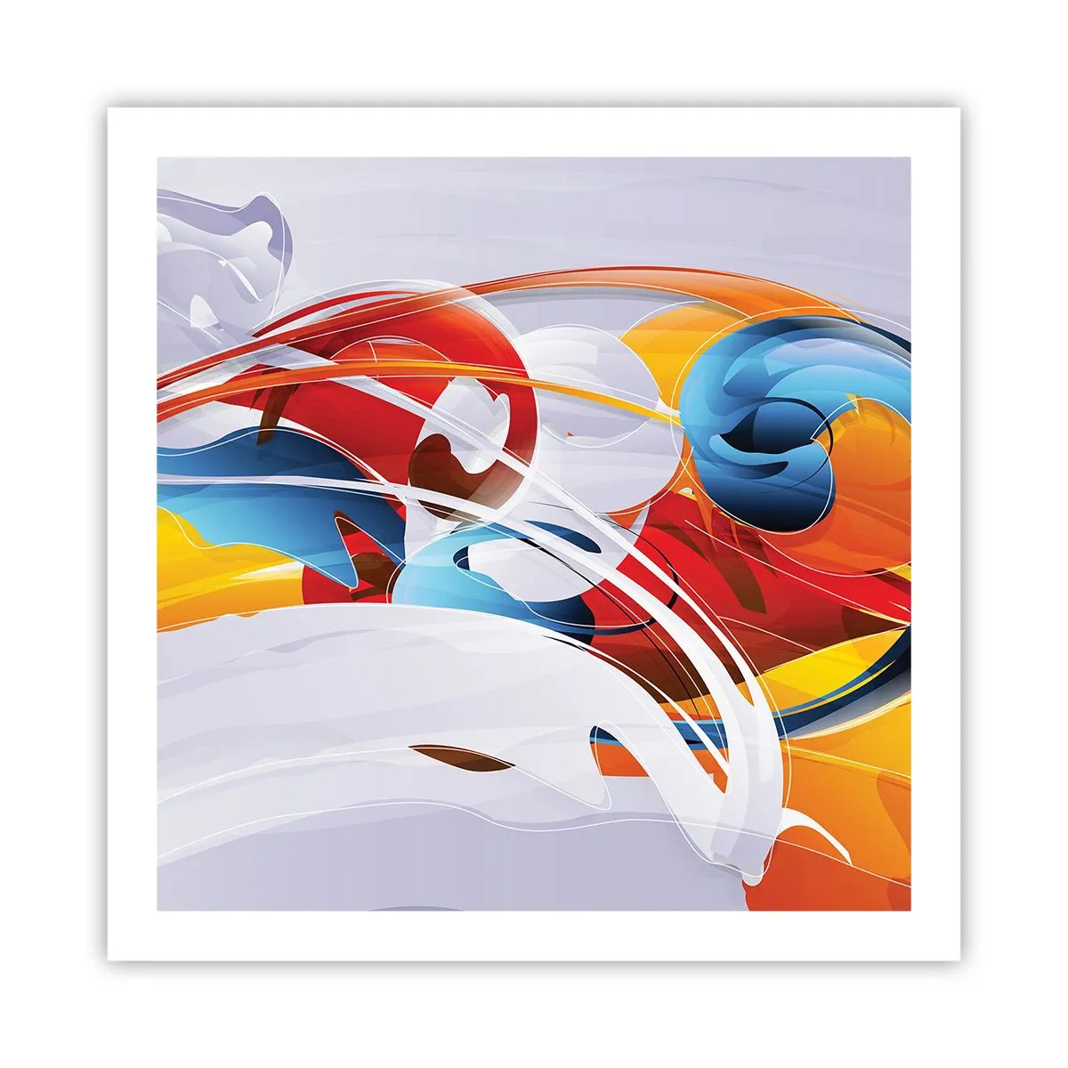 Plakát - Tanec živlů - 60x60 cm