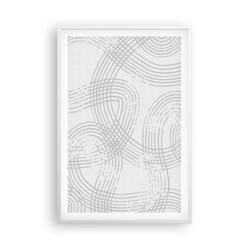 Plakát v bílém rámu - Snadné východisko neexistuje - 61x91 cm