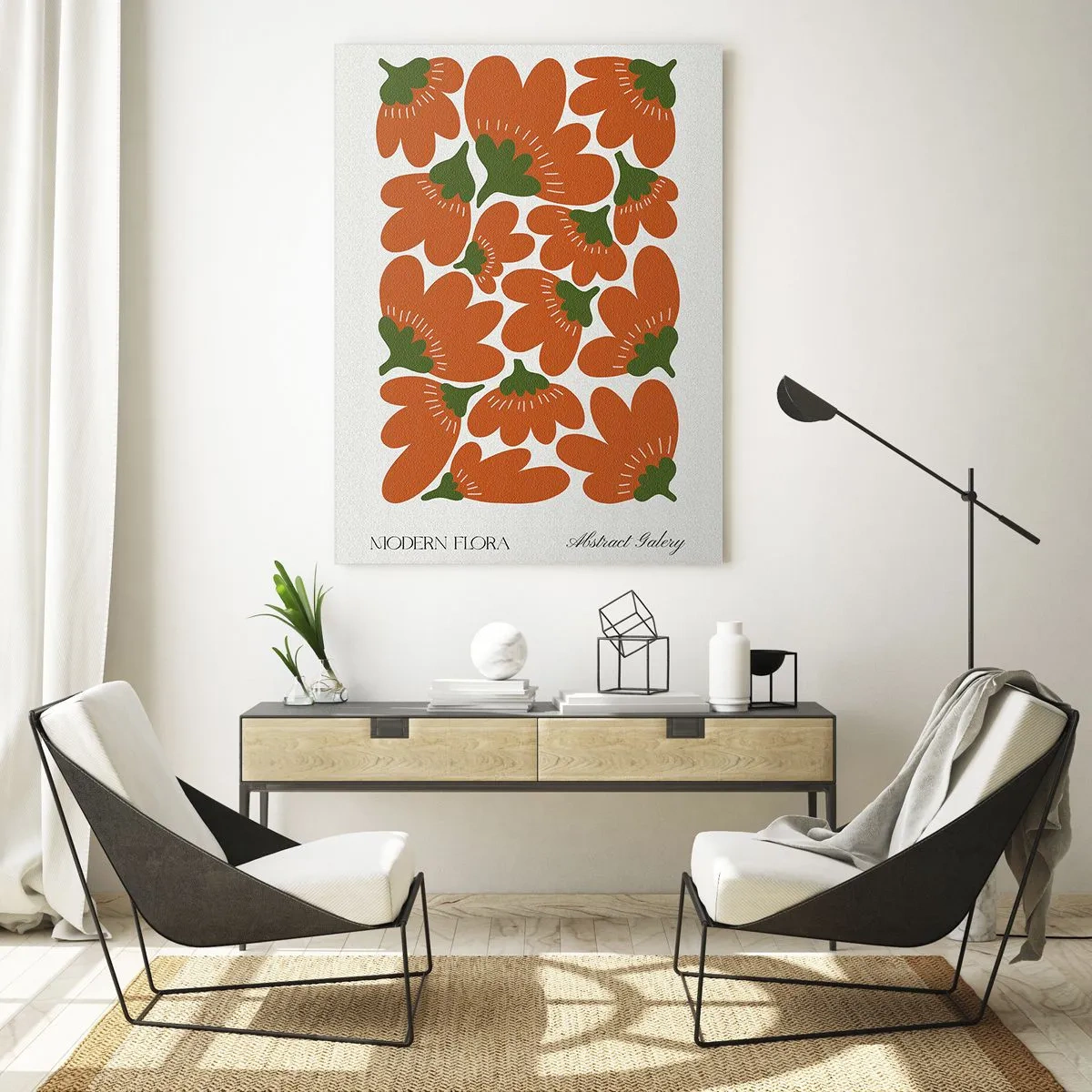 Obraz na skle - Ze života květin - 80x120 cm