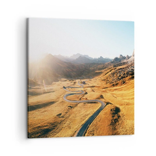 Obraz na plátně - Ve zlatém údolí - 50x50 cm