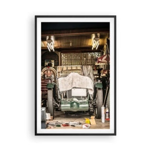 Plakát v černém rámu - Zpět do minulosti - 61x91 cm