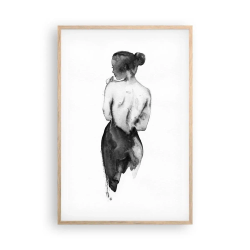 Plakát v rámu světlý dub - Mizející svět - 61x91 cm