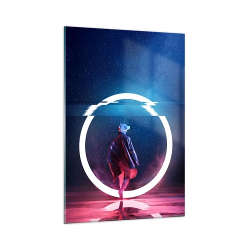 Obraz na skle - Mezi světy - 70x100 cm