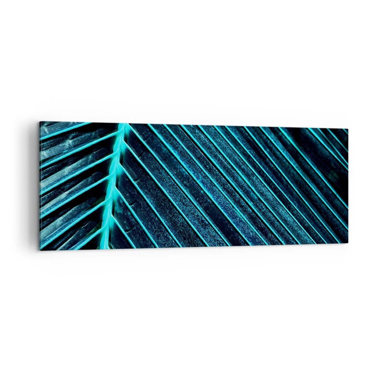 Obraz na plátně - Textura zeleně - 140x50 cm