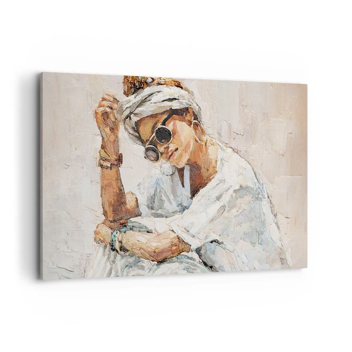 Obraz na plátně - Portrét v plném slunci - 120x80 cm