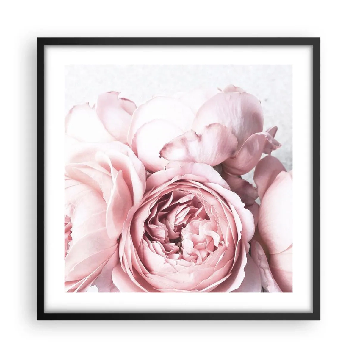 Plakát v černém rámu - Pro romantiky - 50x50 cm