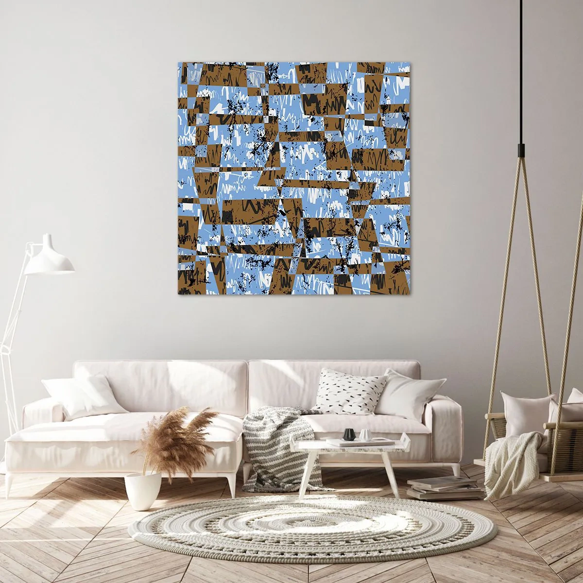 Obraz na plátně - Nelidová vystřihovánka - 30x30 cm