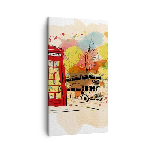 Obraz na plátně - Město různorodostí - 45x80 cm