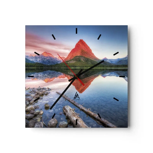 Nástěnné hodiny - Teplo a chlad - 30x30 cm