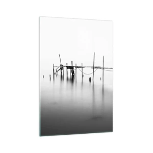 Obraz na skle - A co když svět není? - 70x100 cm