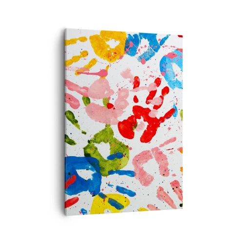 Obraz na plátně - Jdi ve stopách - 50x70 cm