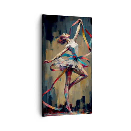 Obraz na plátně - Tanec se stuhou - 55x100 cm