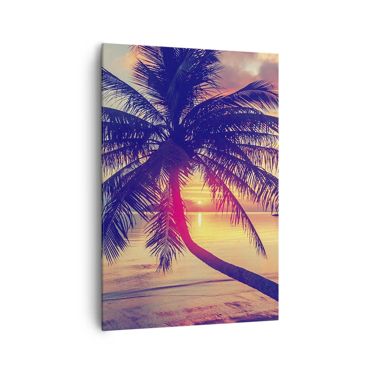Obraz na plátně - Večer pod palmami - 70x100 cm