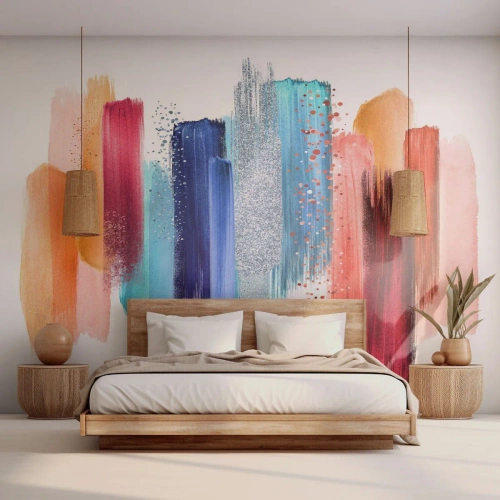 Fototapeta Standard Eco - Nahoru a dolů - Abstrakce, Kus, Moderní umění - 400x280 cm