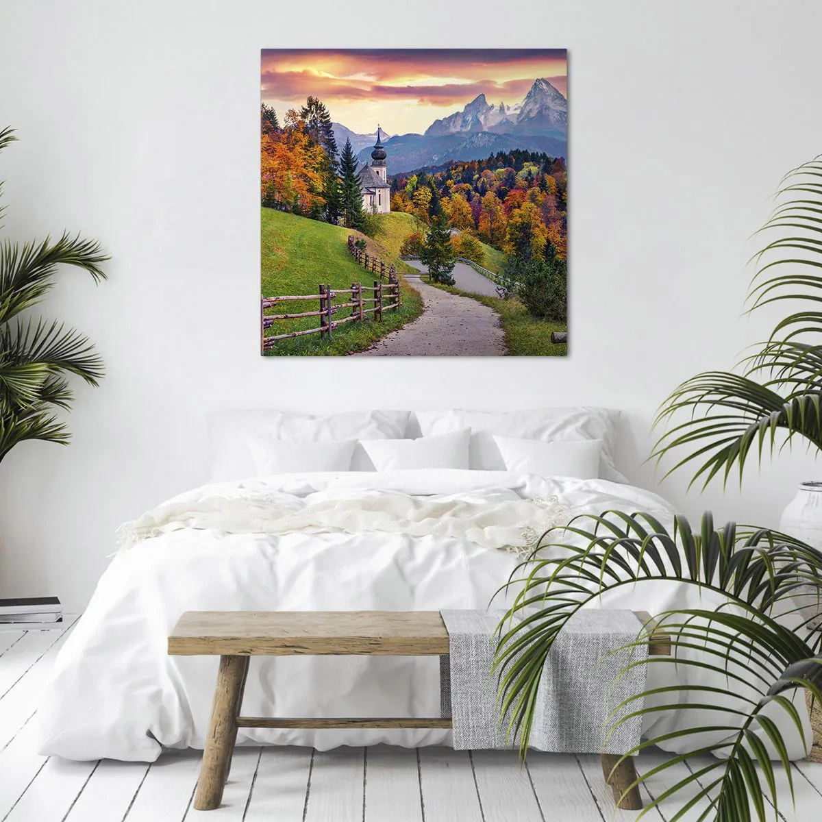 Obraz na plátně - Naprosto ideální krajina - 60x60 cm