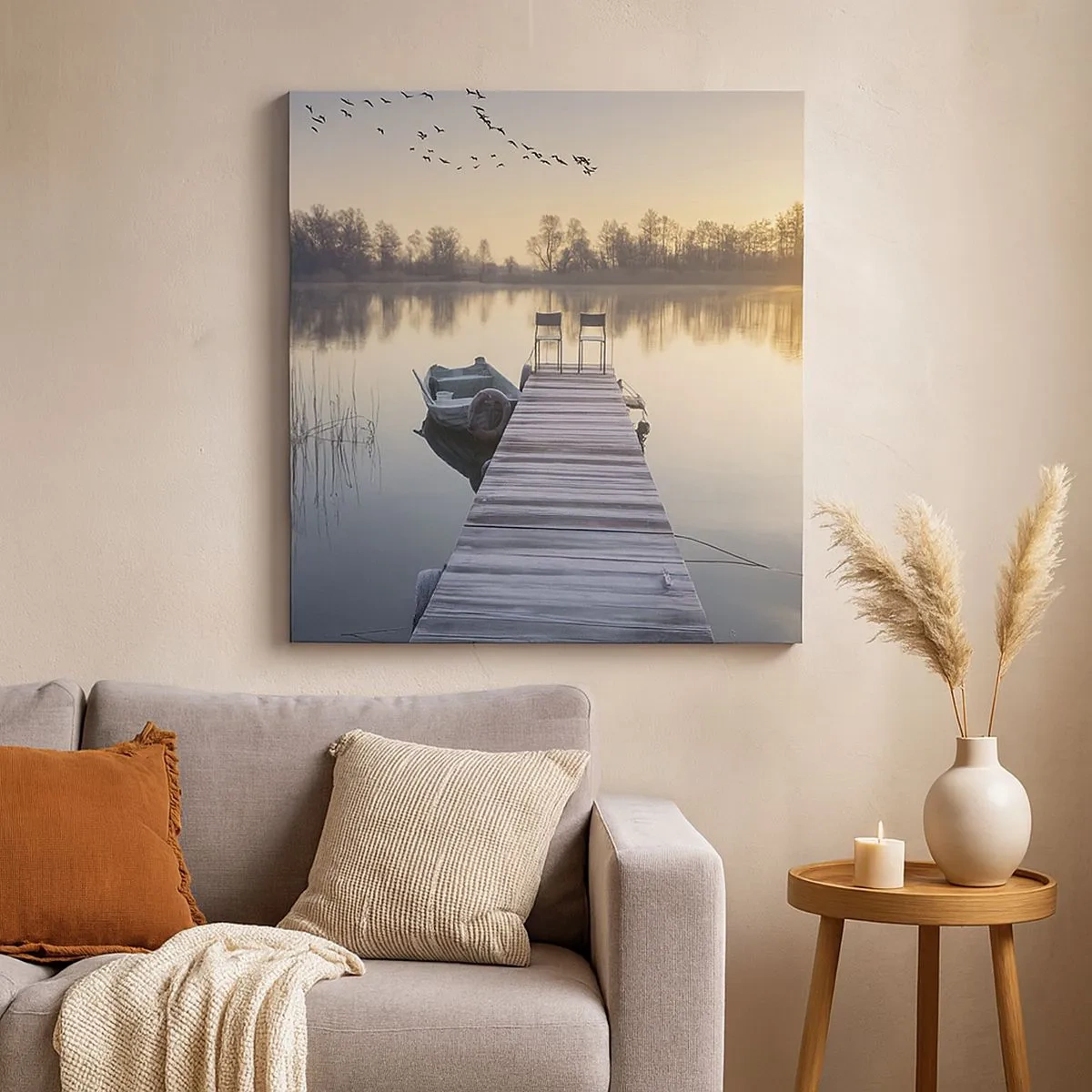 Obraz na plátně - Časem se vrátím - 30x30 cm