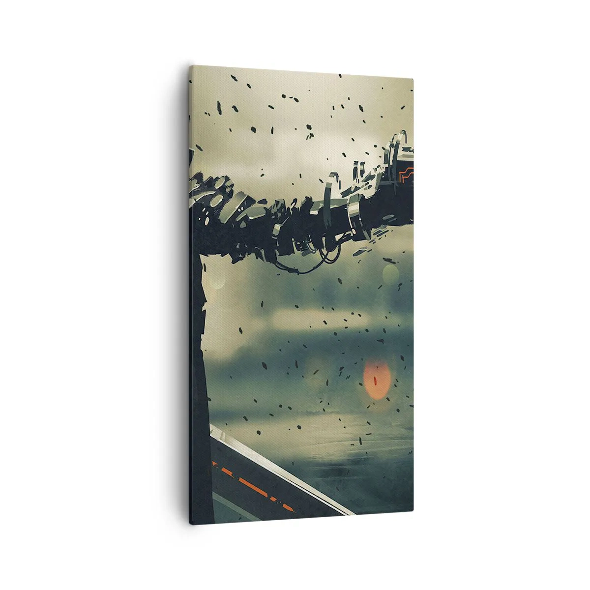 Obraz na plátně - Vražedná zbraň - tvůj vlastní terminátor - 55x100 cm