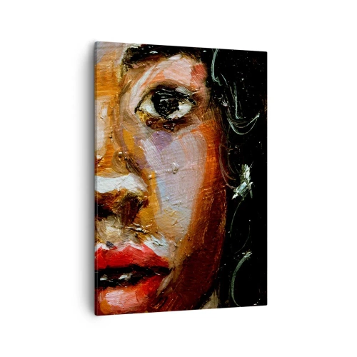 Obraz na plátně - Černá a jas - 50x70 cm