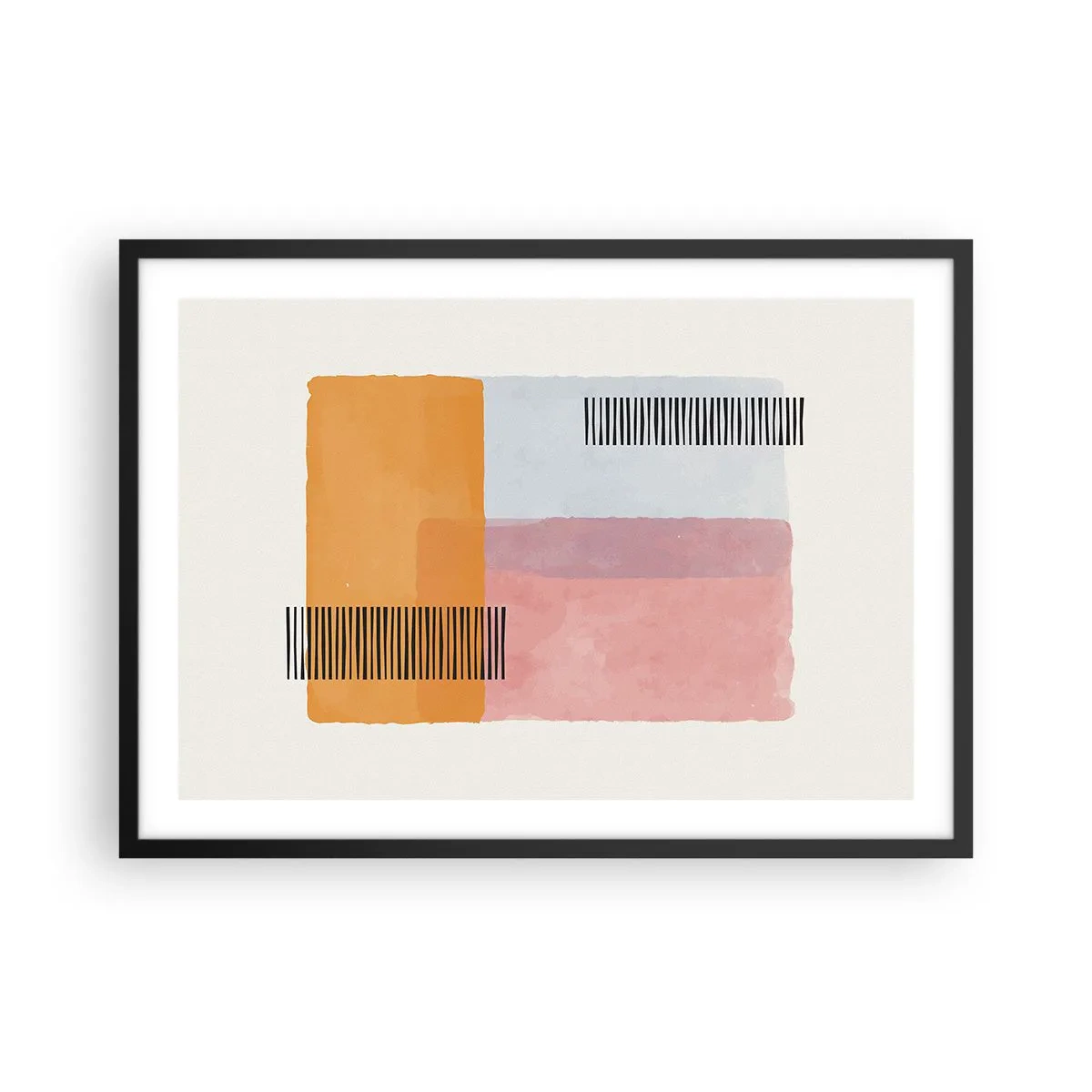 Plakát v černém rámu - Z rohu do rohu - 70x50 cm