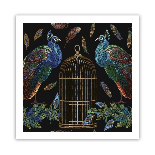 Plakát - V královském rouchu - 60x60 cm