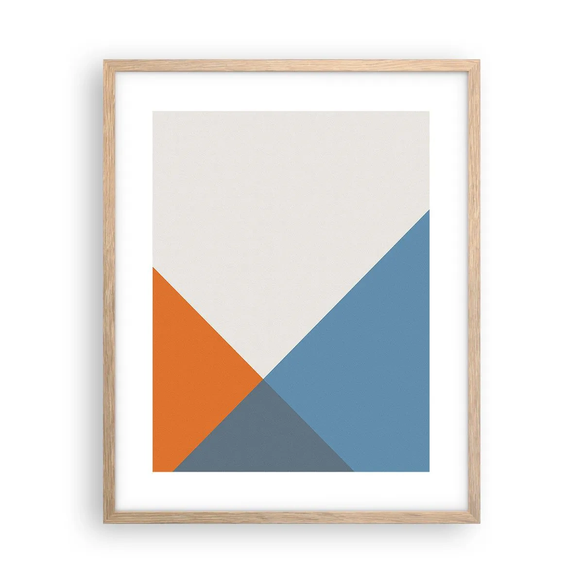 Plakát v rámu světlý dub - Pod úhlem… - 40x50 cm