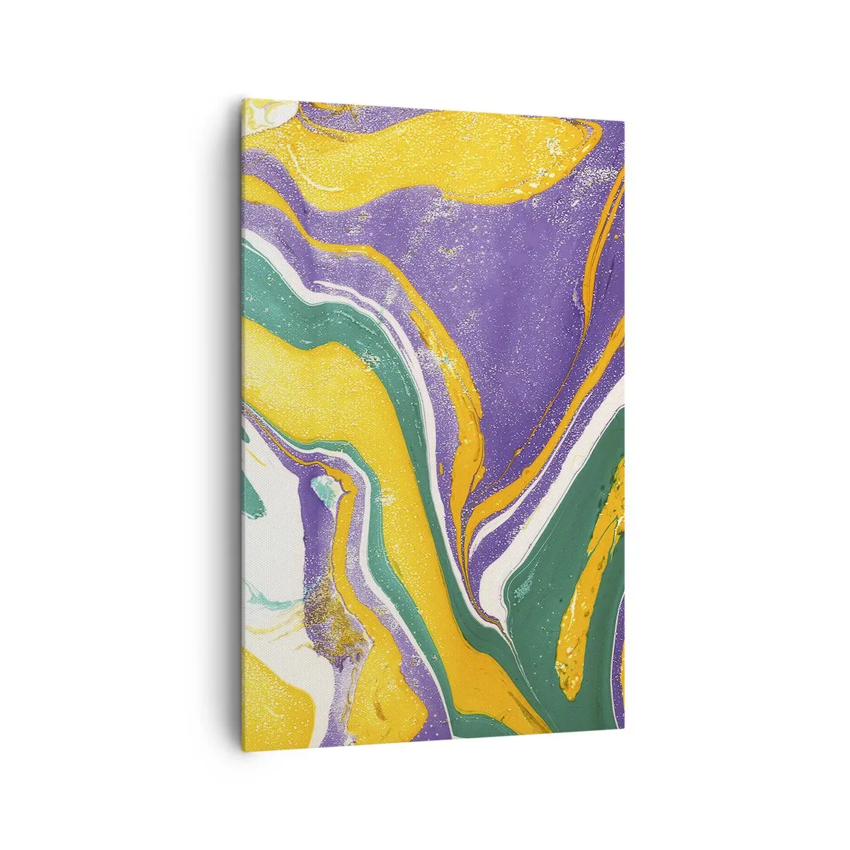 Obraz na plátně - Vlny barev - 80x120 cm