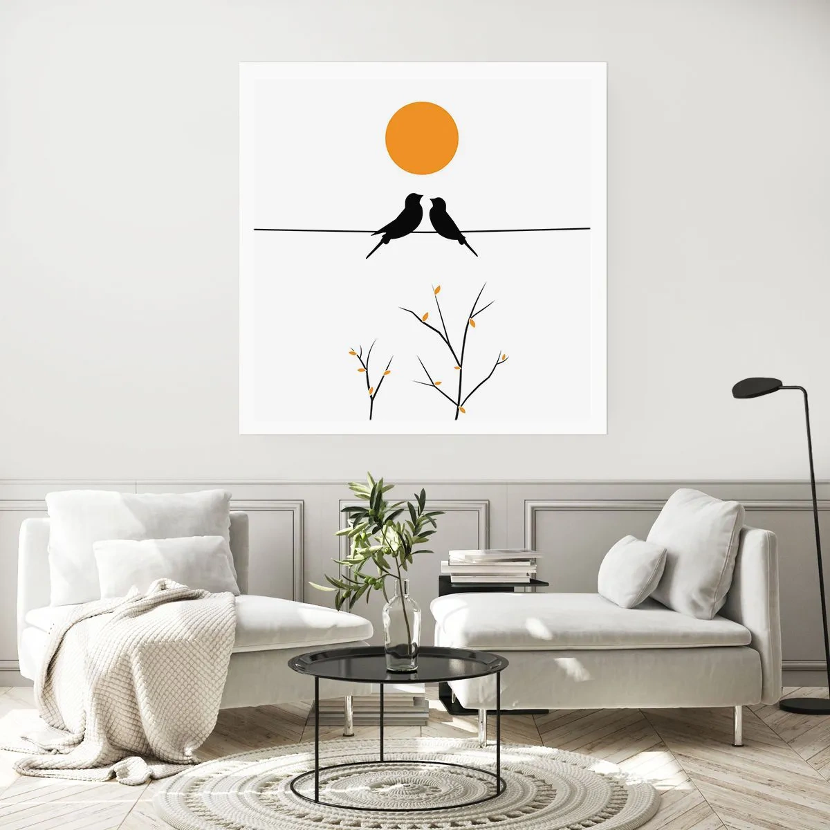Plakát - Slavíčí večer - 30x30 cm