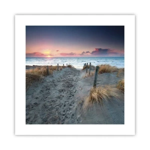 Plakát - Za trochu lásky šel bych světa kraj… - 40x40 cm