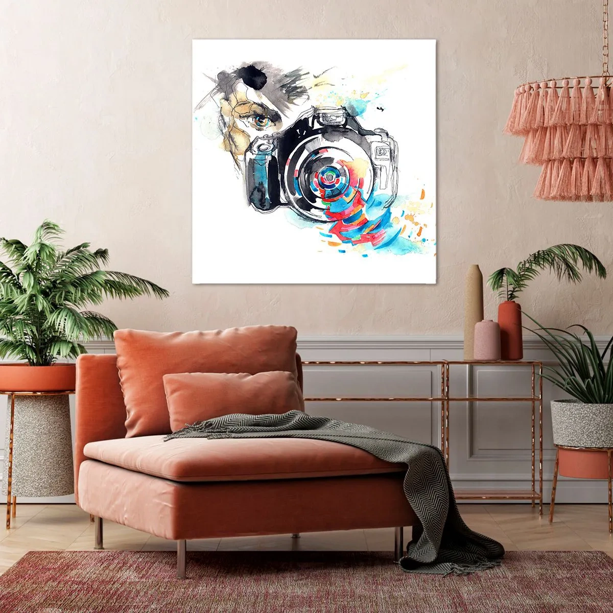 Obraz na plátně - Okem objektivu - 50x50 cm