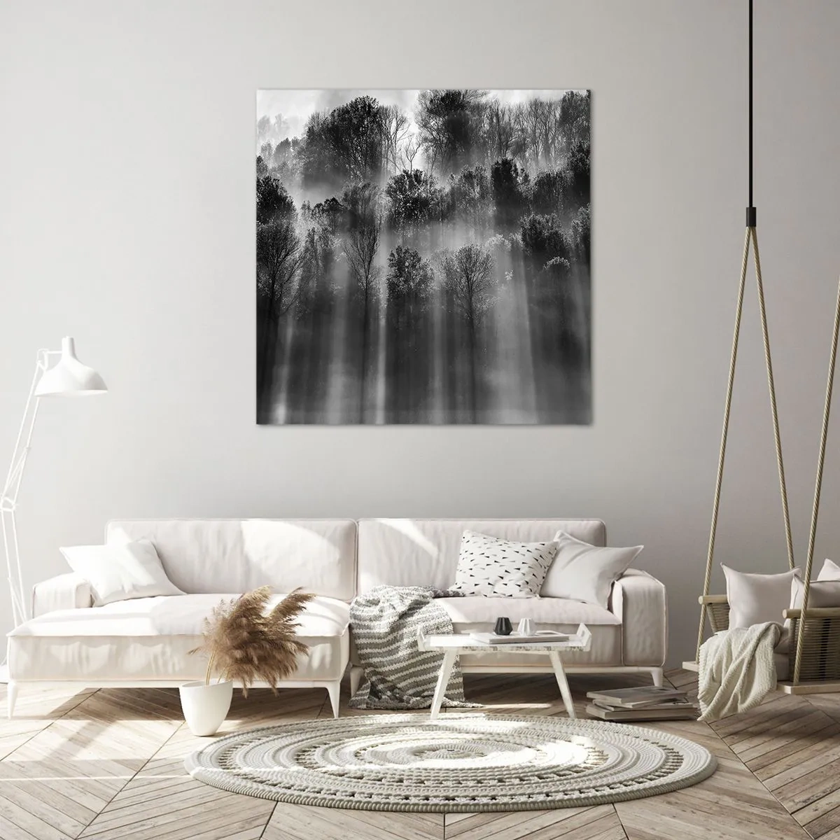 Obraz na plátně - V paprscích světla - 70x70 cm