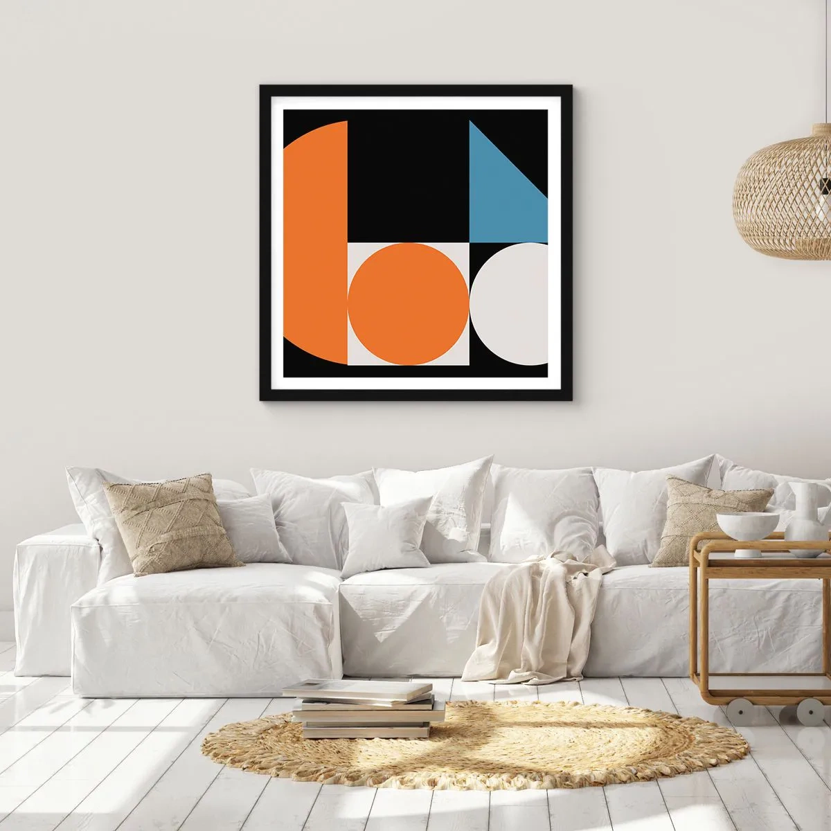 Plakát v černém rámu - Figurínový systém - 60x60 cm