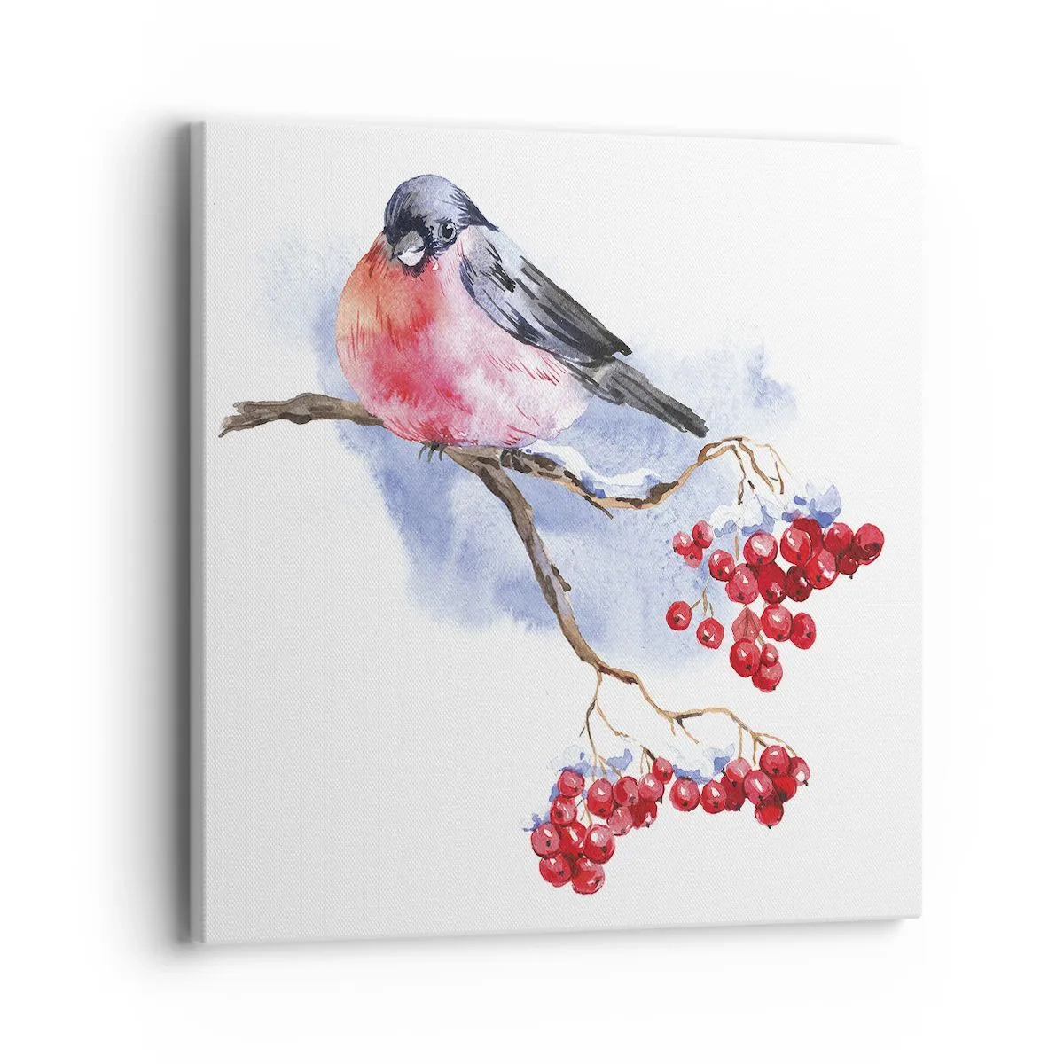 Obraz na plátně - Barevná zima - 40x40 cm