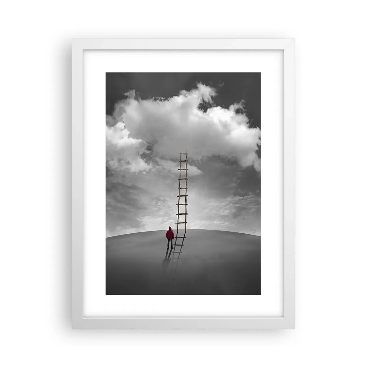 Plakát v bílém rámu - Všechno je možné - 30x40 cm