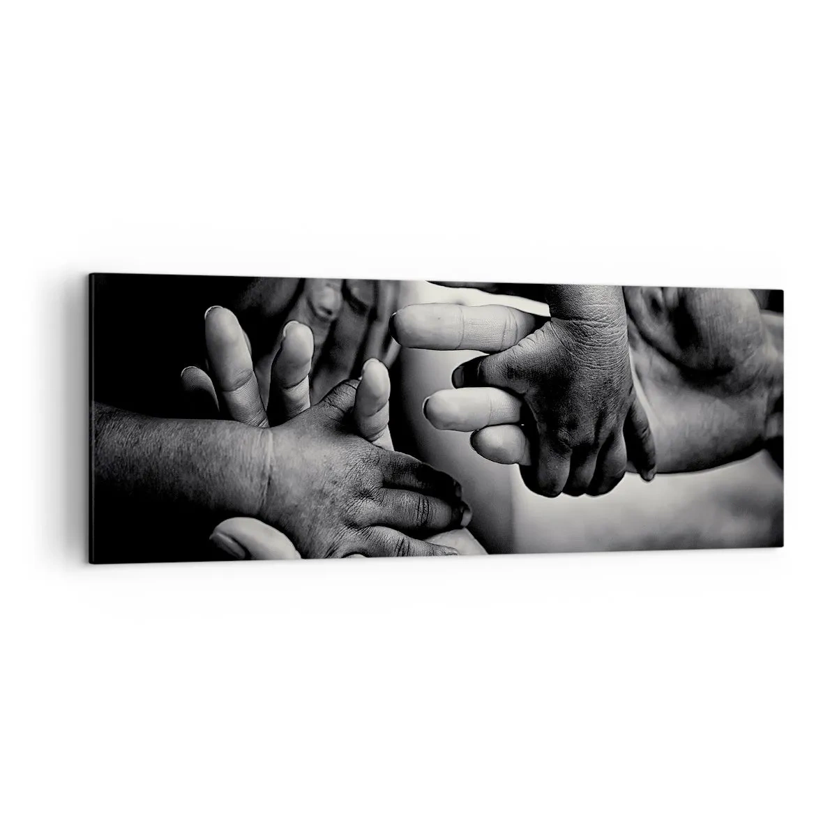 Obraz na plátně - Být člověkem - 140x50 cm