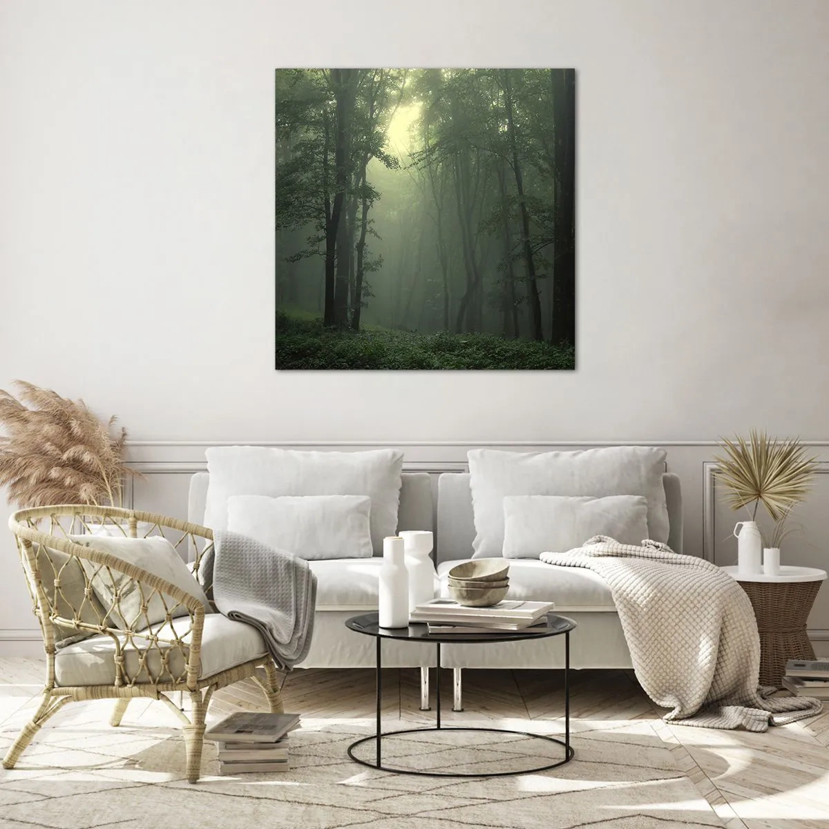 Obraz na skle - Než se probudí - 50x50 cm