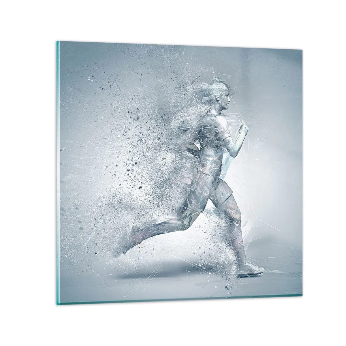 Obraz na skle - Energie krystalicky čistá - 70x70 cm