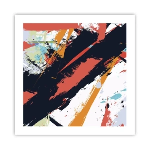Plakát - Dynamická kompozice - 50x50 cm