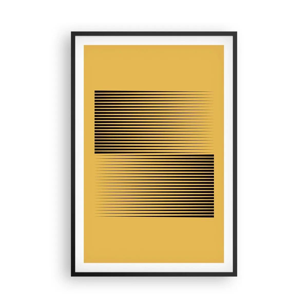 Plakát v černém rámu - Čtverec protikladů - 61x91 cm