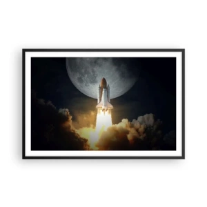 Plakát v černém rámu - Začátek nadpřirozeného dobrodružství - 91x61 cm