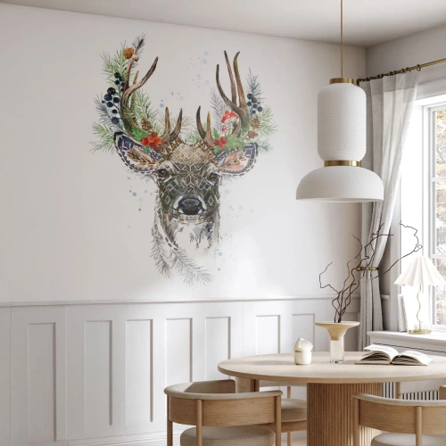 Fototapeta na míru Premium Sand - Ve slavnostním rouchu - Abstrakce, Jelen, Sob