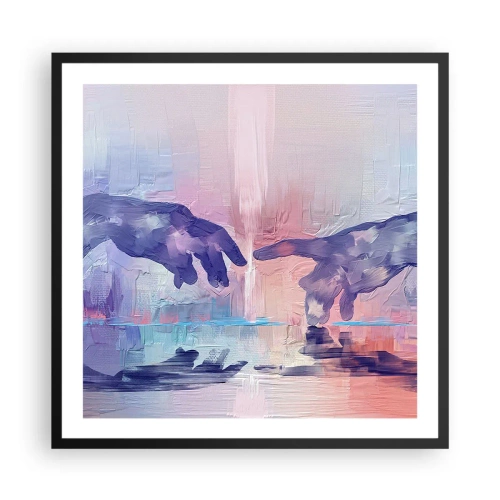 Plakát v černém rámu - Božská jiskra života - 60x60 cm